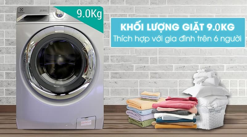 Máy giặt nào tốt nhất của hãng Electrolux, cùng xem thử máy Giặt Cửa Trước Inverter Electrolux EWF12938 (9kg)