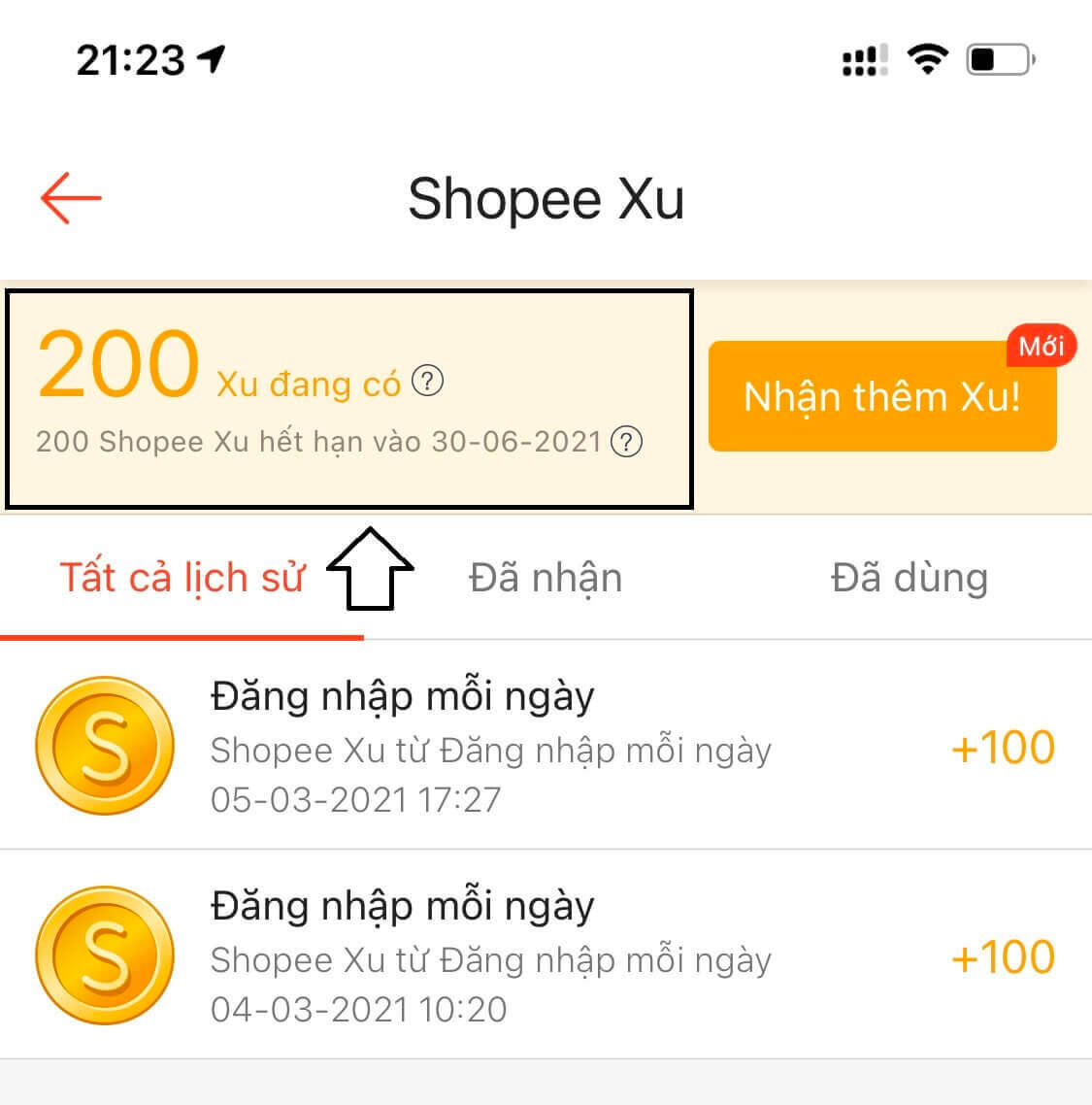 Cách kiếm Shopee Xu