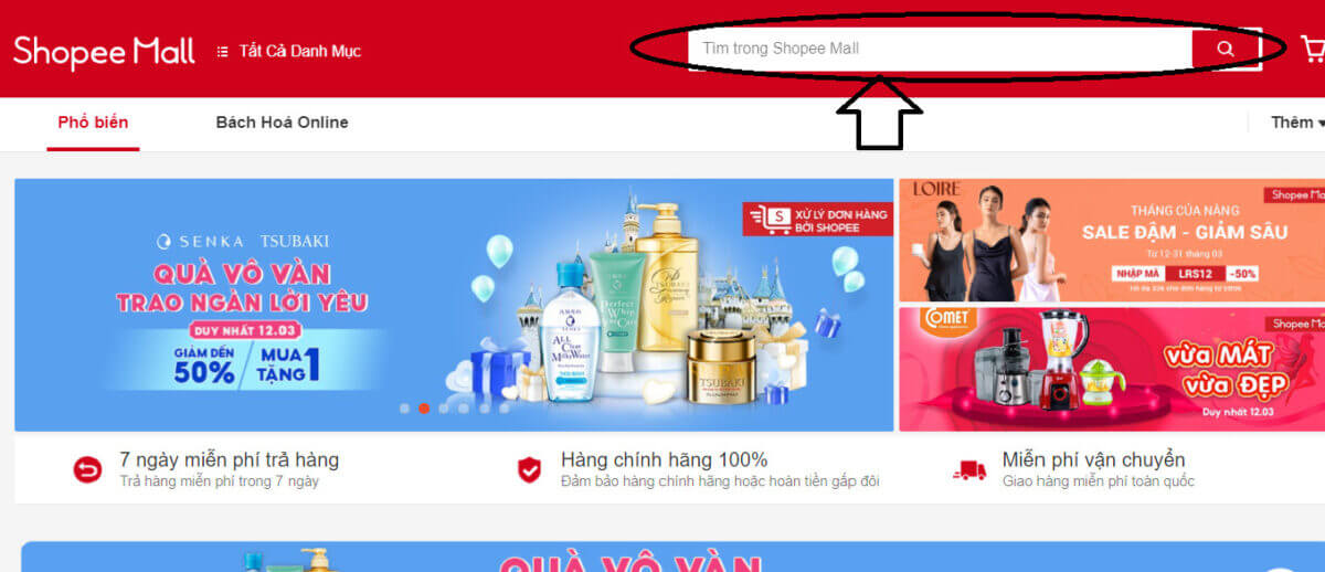 Cách nhận biết shopee mall