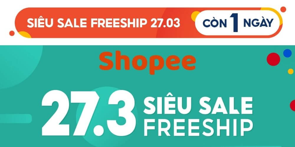 Shopee sale 27.3