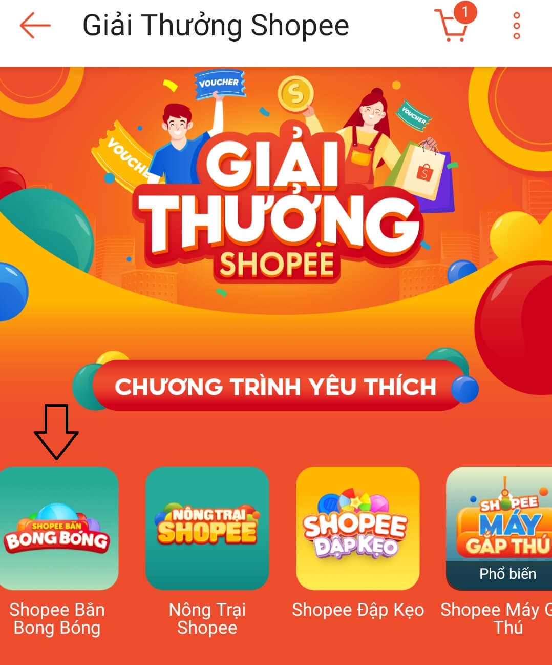 game bắn bóng shopee