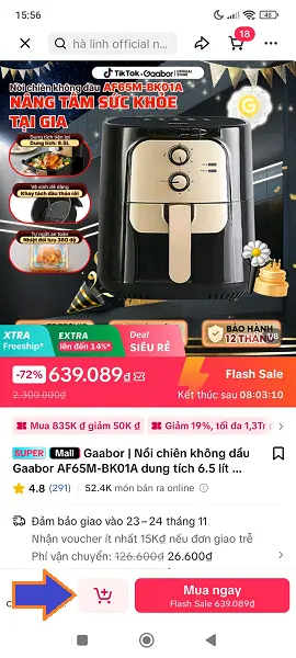 Cách mua hàng trên Tiktok