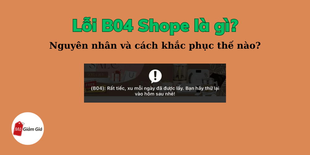 Lỗi B04 Shopee