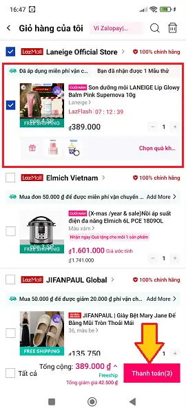 Mã Freeship Max Lazada