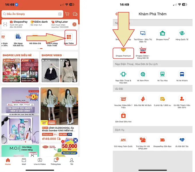 Shopee Premium