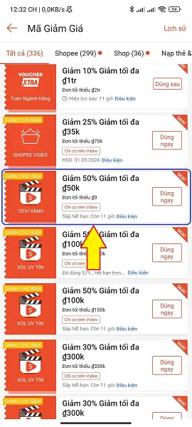 What is the Shopee video gold code?