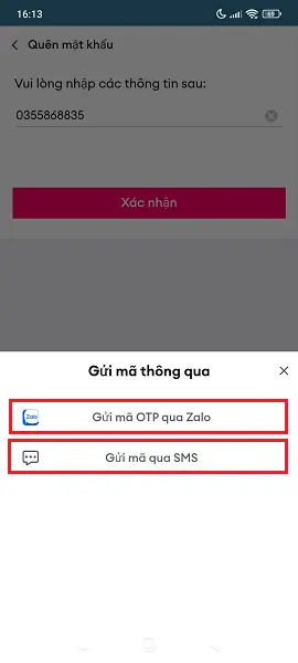 Cách lấy lại mật khẩu Lazada