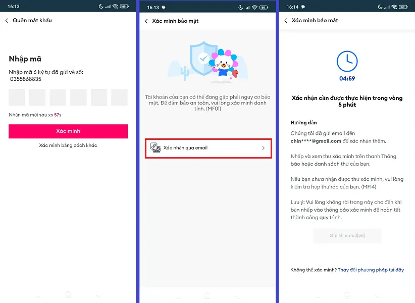 Cách lấy lại mật khẩu Lazada