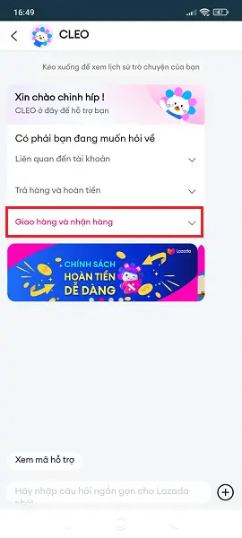 Cách kiểm tra đơn hàng Lazada