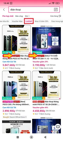 Lazada Mall là gì