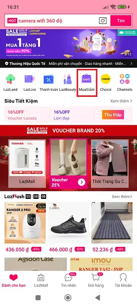 Mua Nhiều Giảm Sâu Lazada