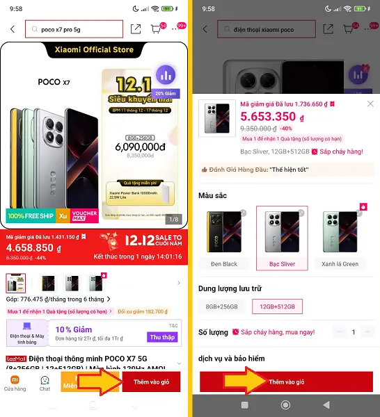 cách mua hàng trên Lazada