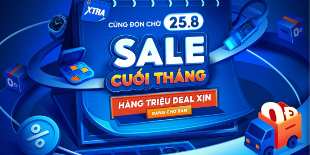 Shopee 25.8 - Sale lương về