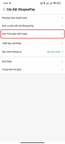 Thanh toán đơn hàng giá trị cao ShopeePay