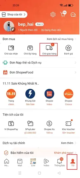 Shopee cập nhật 8