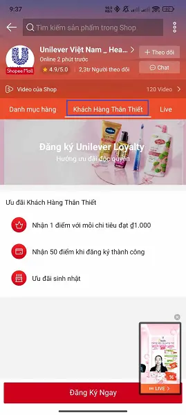 Khách hàng thân thiết ShopeeMall là gì 2