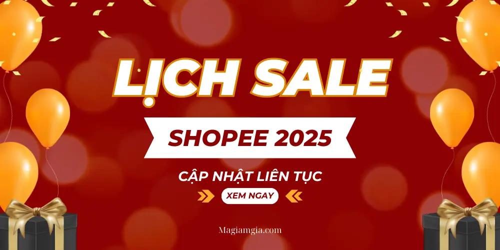 lịch sale shopee 2025