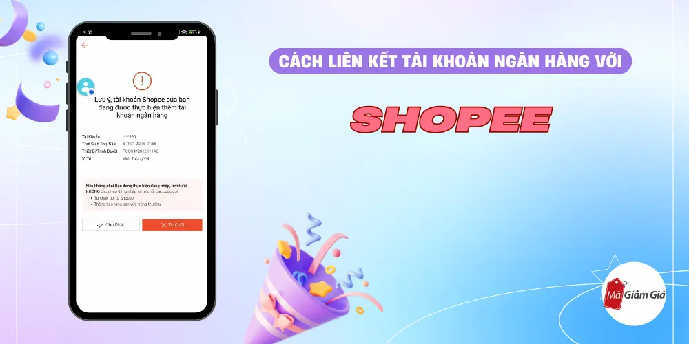 Cách liên kết tài khoản ngân hàng với Shopee