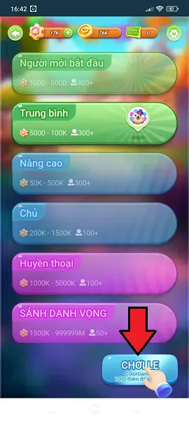 game Trò chơi sắc màu Lazada