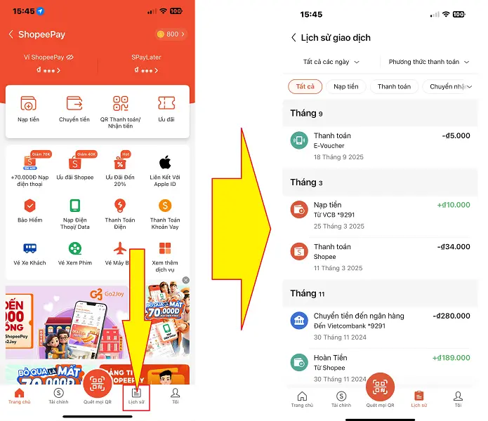 Shopee cập nhật 8