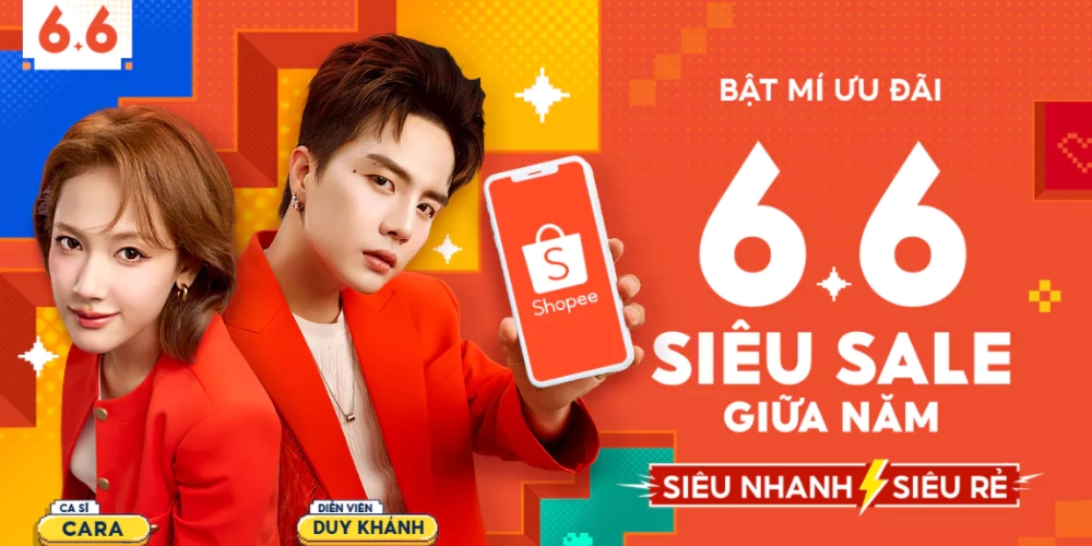 Shopee 6.6 - Siêu Sale giữa năm