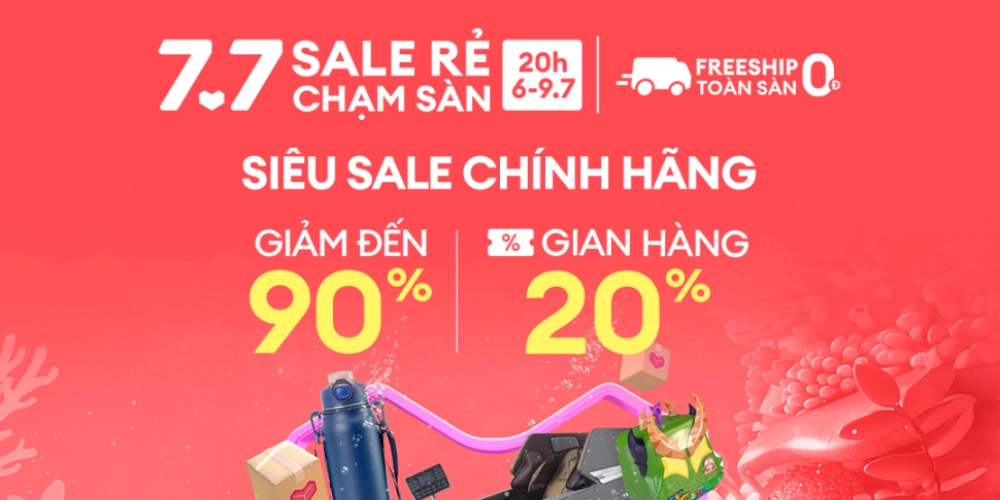 Sale lazada 7.7