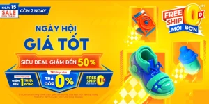 Shopee 15.8 Sale giữa tháng