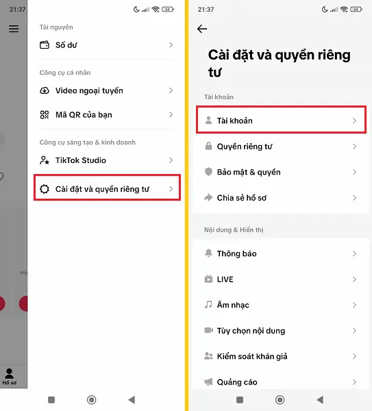 Cách đổi, lấy lại mật khẩu Tiktok cho người mới