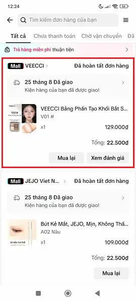 Cách tra mã đơn hàng Tiktok Shop