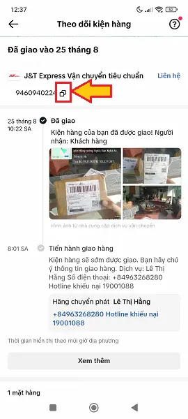 Cách tra mã đơn hàng Tiktok Shop