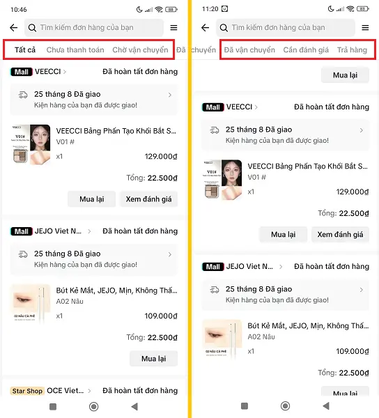 Cách xem lịch sử mua hàng Tiktok