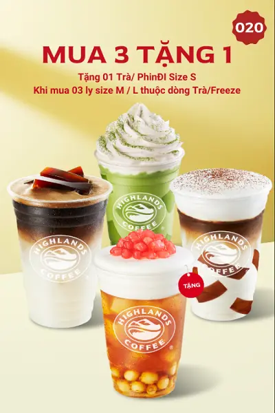 Voucher Highlands Coffee