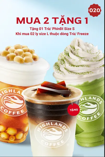 Voucher Highlands Coffee