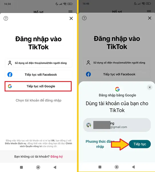 đăng nhập tài khoản Tikitok trên máy tính, điện thoại