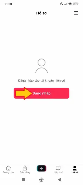 đăng nhập tài khoản Tikitok trên máy tính, điện thoại
