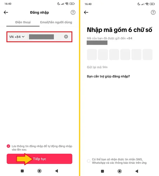 đăng nhập tài khoản Tikitok trên máy tính, điện thoại