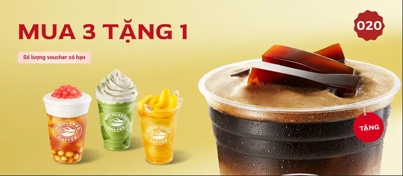 Cập nhật voucher Highlands Coffee