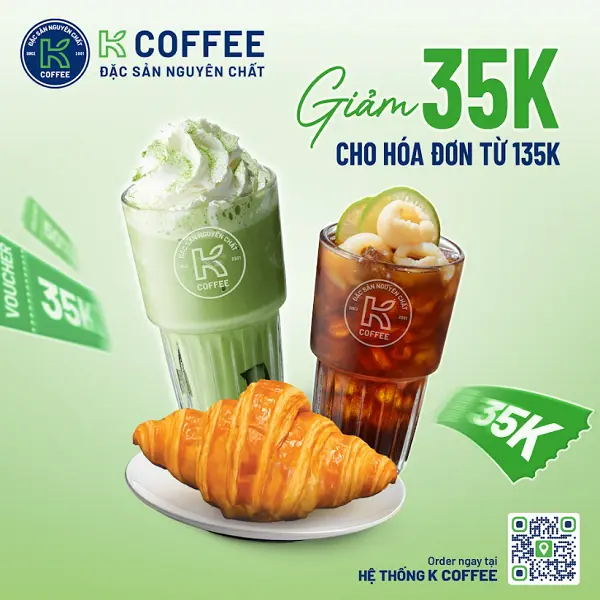 Mã giảm giá K Coffee