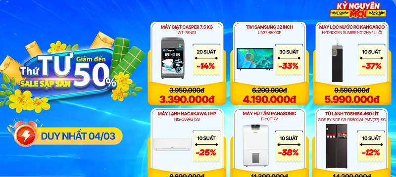 Mã giảm giá Điện Máy Xanh