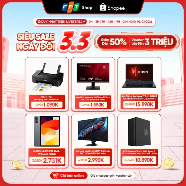 Mã giảm giá FPT Shop