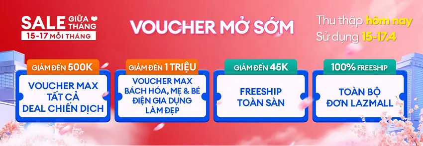 Sale Lazada Tháng 4